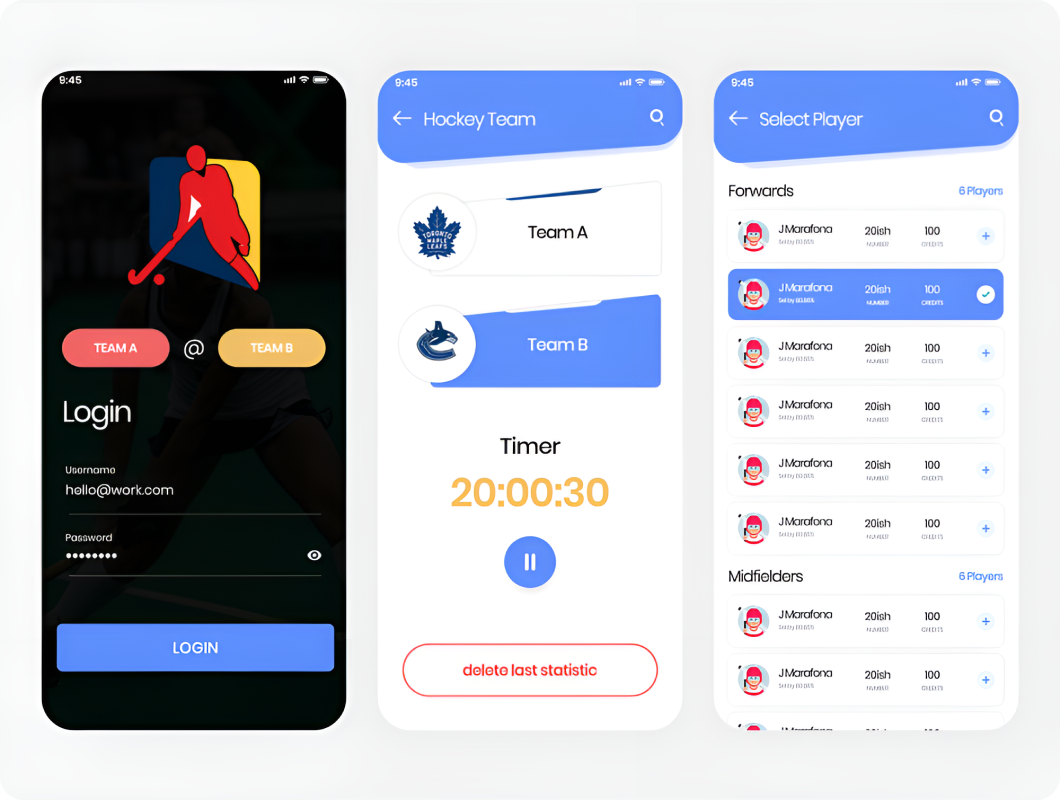 Hockey Betting App development